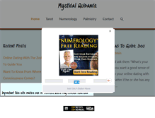 Tablet Screenshot of mysticalguidance.com